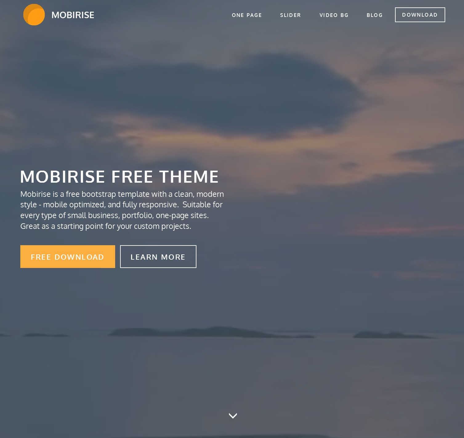 Mobile Bootstrap Basic Theme