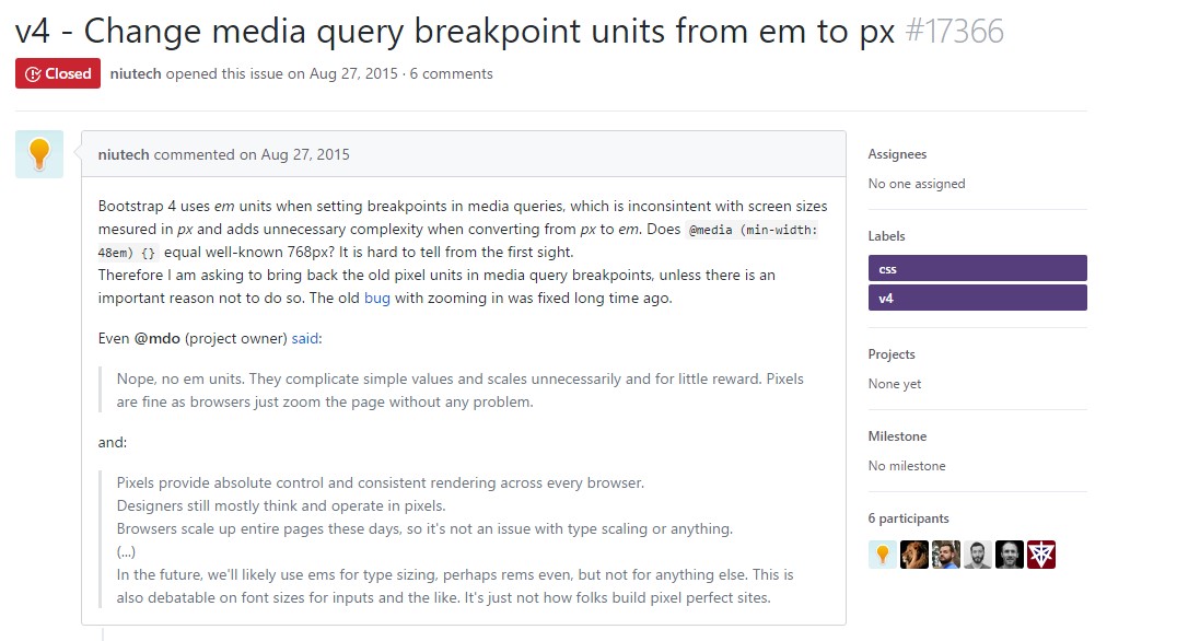  Modify media query breakpoint units from 'em' to 'px' 